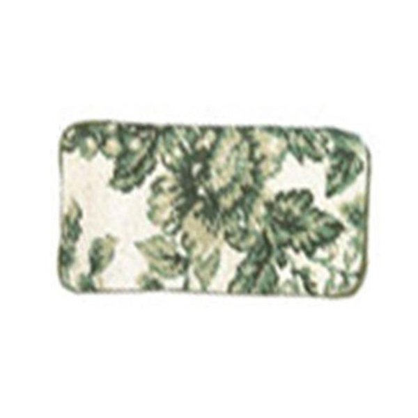 123 Creations 123 Creations C533EG-3.5x7 in. A-Toile- Green Needlepoint Eyeglasses Case C533EG